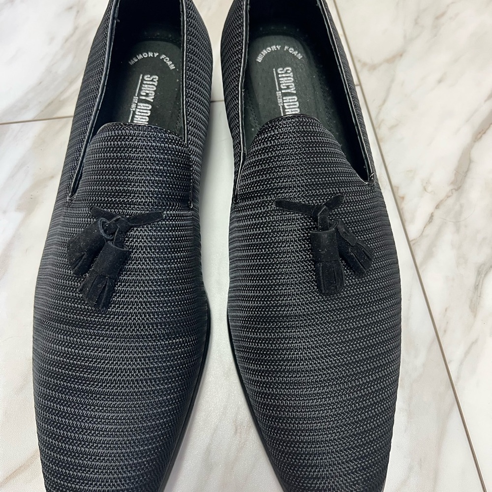 Stacy Adams Tazewell Tassel Loafers Black Men’s 10 1/2 M